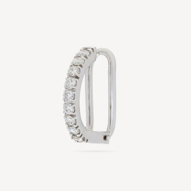 Ear Cuff Or Blanc Diamant