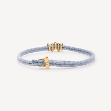 SKY BLUE CORD BRACELET 4 EL24 DIA YG