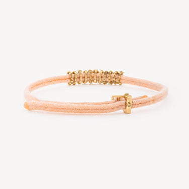 PINK CORD BRACELET 6 EL2 5 EL24 DIA YG