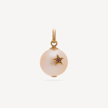 Tourmaline Star Pearl Pendant