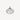 Green Amethyst Flower of Life Pendant in White Gold