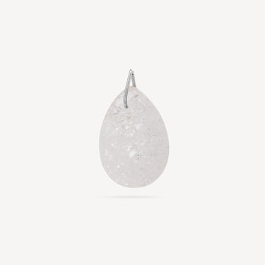 Pendentif Neige Or Blanc