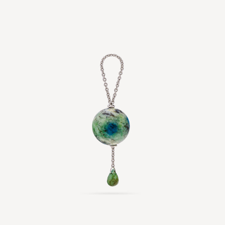 Earth from the Sky Sapphire Pendant