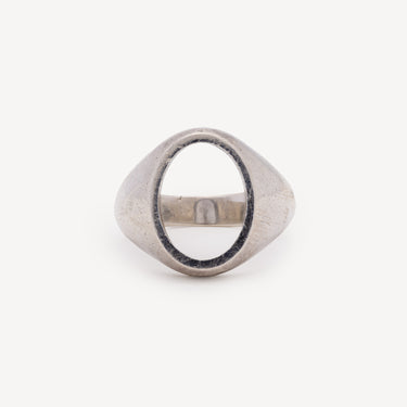 Bague Ovale Ouverte Argent