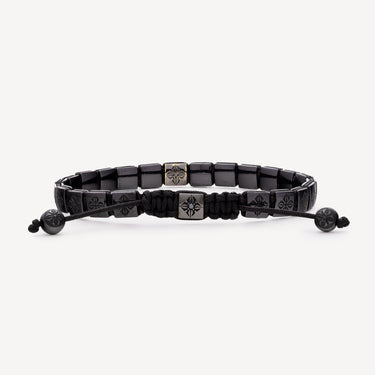 6mm Lock Bracelet Black Shamballa