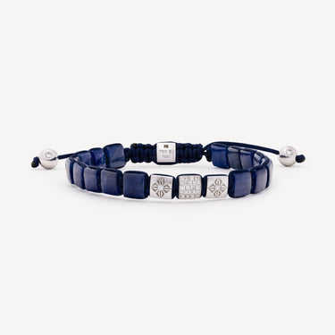 6mm Lock Blue Sapphire Bracelet