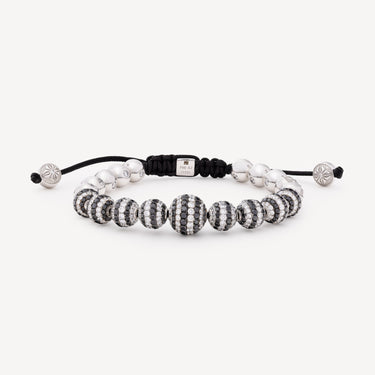 Black and White Non-Braided Bracelet