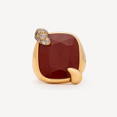 Ritratto Medium Jasper Brown Diamond Ring