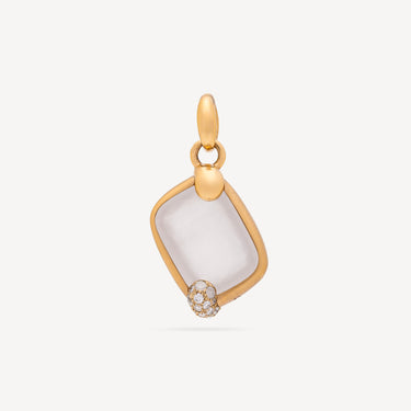 Ritratto Small White Quartz Pendant