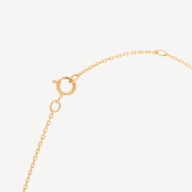 Collier Five Diamonds Moon Crescent