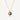 Yellow Gold Cross and Eye Necklace