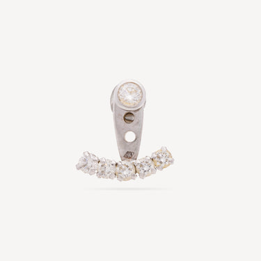 Boucle d’oreille Dessous Diamants Blancs