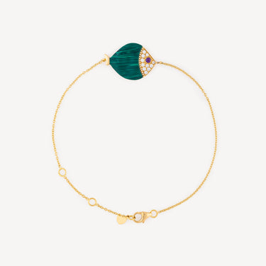 Bracelet Poisson Malachite