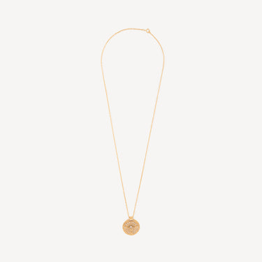 Collier Moon Eye Diamond Coin