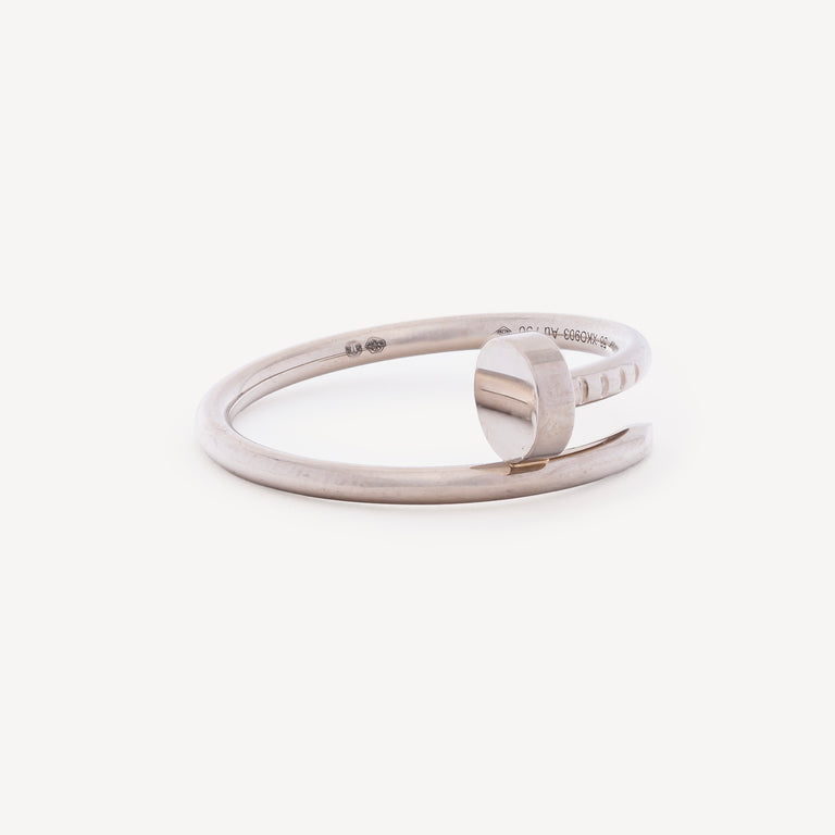 Bague Juste Un Clou Petit Modèle Or Blanc