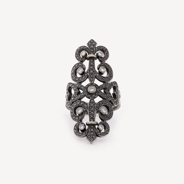 Bague Sissi Diamants Noirs