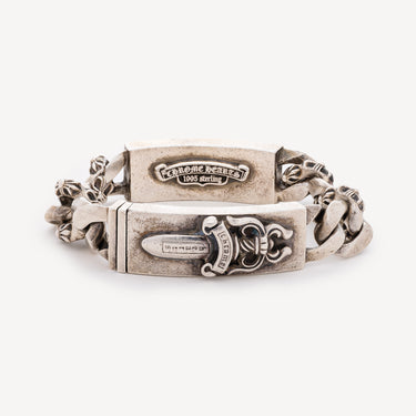 Bracelet Double ID Argent