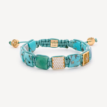 Bracelet 10mm Lock Turquoise