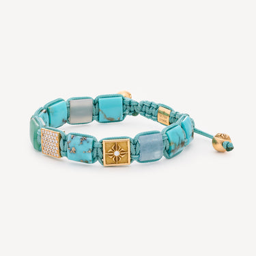 Bracelet 10mm Lock Turquoise