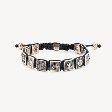 Bracelet 10mm Lock Black And White