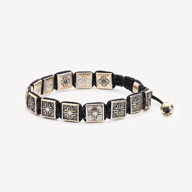 Bracelet 10mm Lock Black And White