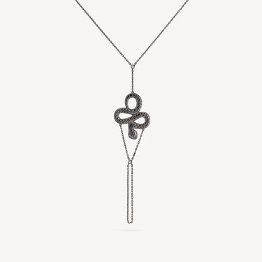 Bracelet De Cheville Serpent Noir