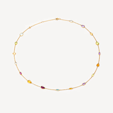 Collier Or Jaune Multiforme Multicolore
