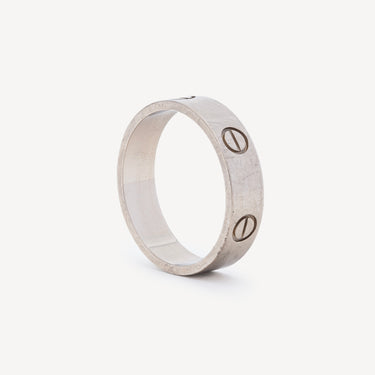 Bague Love Or Gris Modèle Classique