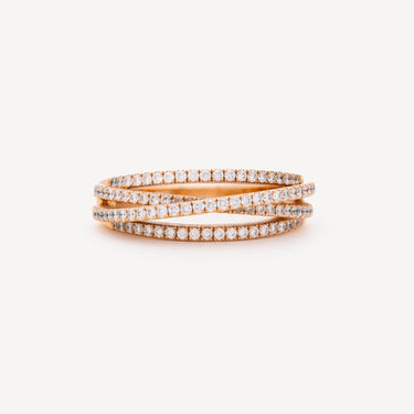 Bague Meli Melo Or Rose