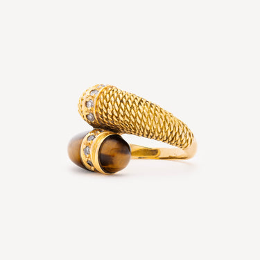 Bague Toi & Moi Oeil de Tigre