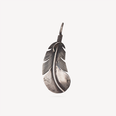 Pendentif Plume Argent