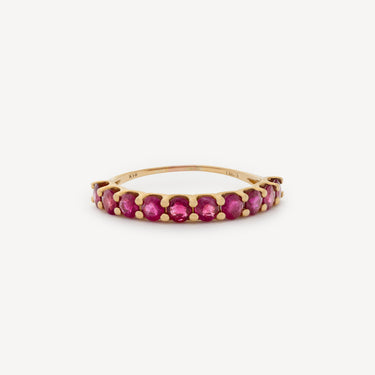 Bague Ligne De Rubis Maison H
