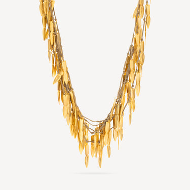 Collier Feuillage Doré
