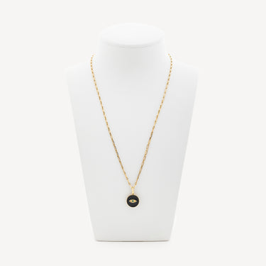 Collier Médaillon Oeil Or Jaune