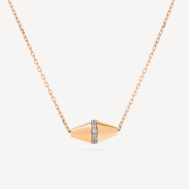 Collier Celest PM Or rose et Diamant