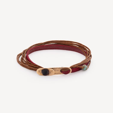 Bracelet 7 cords Turquoise