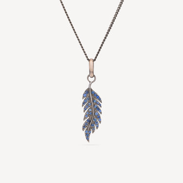 Collier Plume Marie Saphir