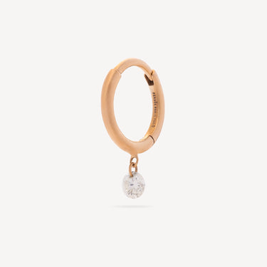 Boucle d'Oreille Créole Danaé Diamant