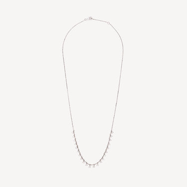 Collier Infinity Or blanc Diamant