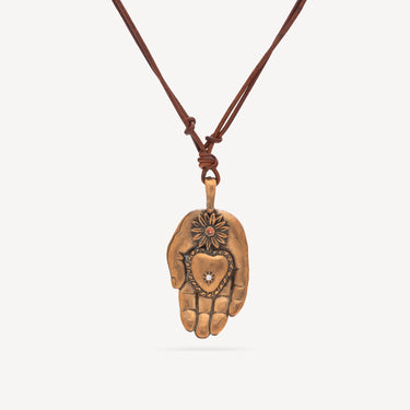 Collier Pendentif Mana Saphir