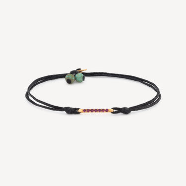 Bracelet Single Mini Train Rubis