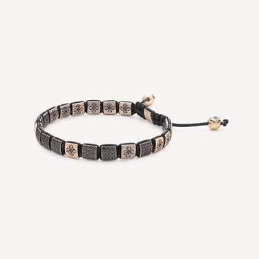 Bracelet 6 mm Lock Or Blanc et Diamants