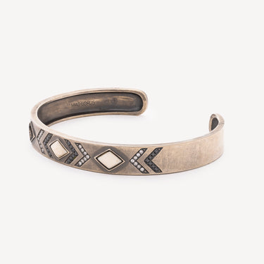 Bracelet Jonc Blanc et Diamants