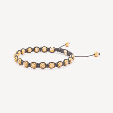 Bracelet 6 mm Braided Or rose