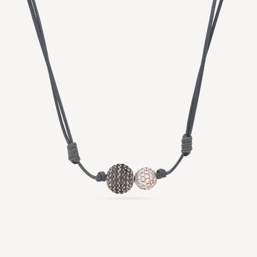 Collier Orb Black and White