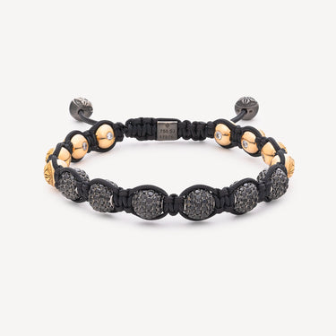 Bracelet Braided Deux Ors Pavé