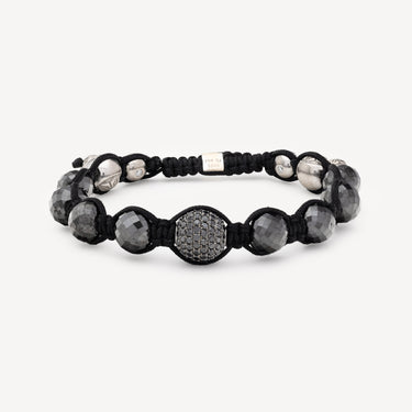 Bracelet Beads Noir Diamants
