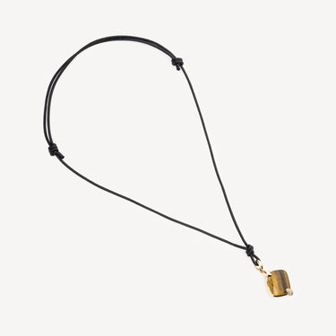Ritratto Medium Tiger Eye Pendant Necklace