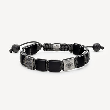 Bracelet 10mm Lock Black Diamonds