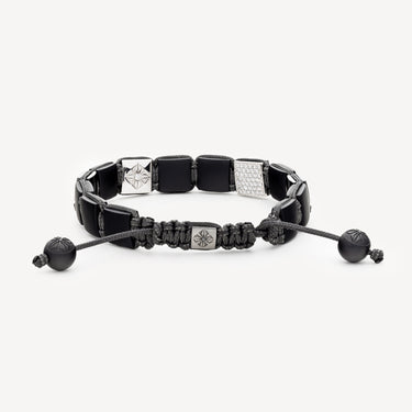 Bracelet 10mm Lock Black Diamonds